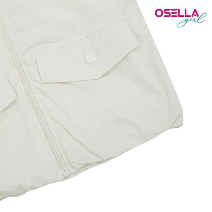 OSELLA PARACHUTE OUTER WITH POCKETS IN IVORY 2361500201