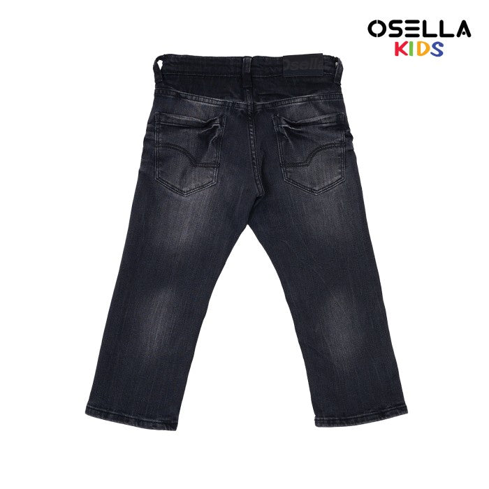 [NEW] Osella Luke Regular Fit Denim Jeans In Grey Denim Wash 228O400141 |  Celana Panjang Jeans Anak Laki-Laki