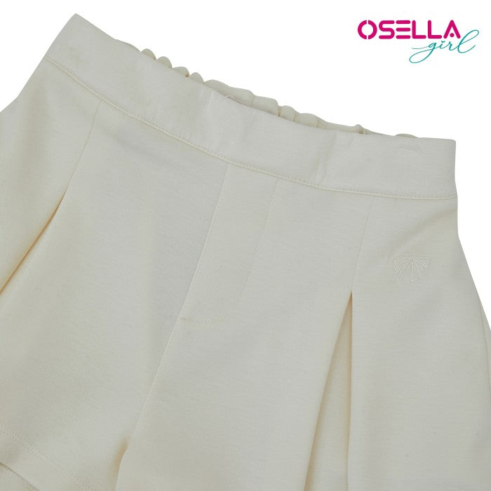 Osella Nicolette Pleat Knit Short Danball Pants 23865002 | Celana Rok Pendek Anak Perempuan