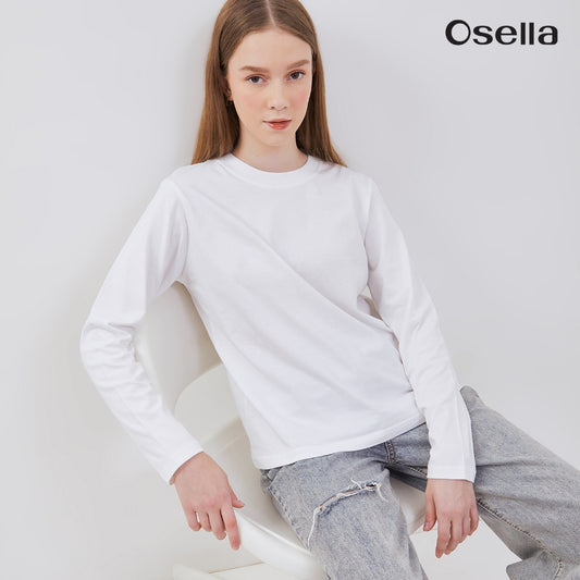 Osella Basic Long Sleeve T-Shirt 31775001 | Atasan Basic Lengan Panjang