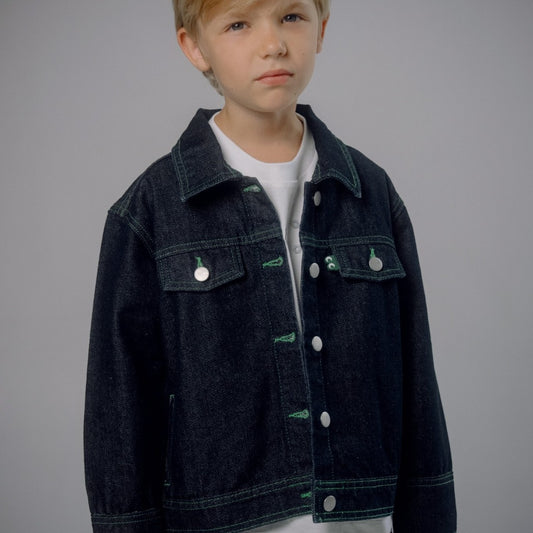 Osella Kids x Oadkids Billie Jacket in Indigo 12616601A3 | Jaket Anak Laki Laki