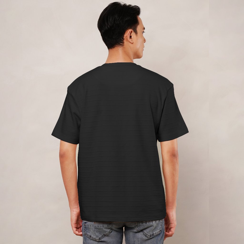 Osella Marrow Ribbed T-shirt 20716613 | Atasan Kaos Lengan Pendek Pria