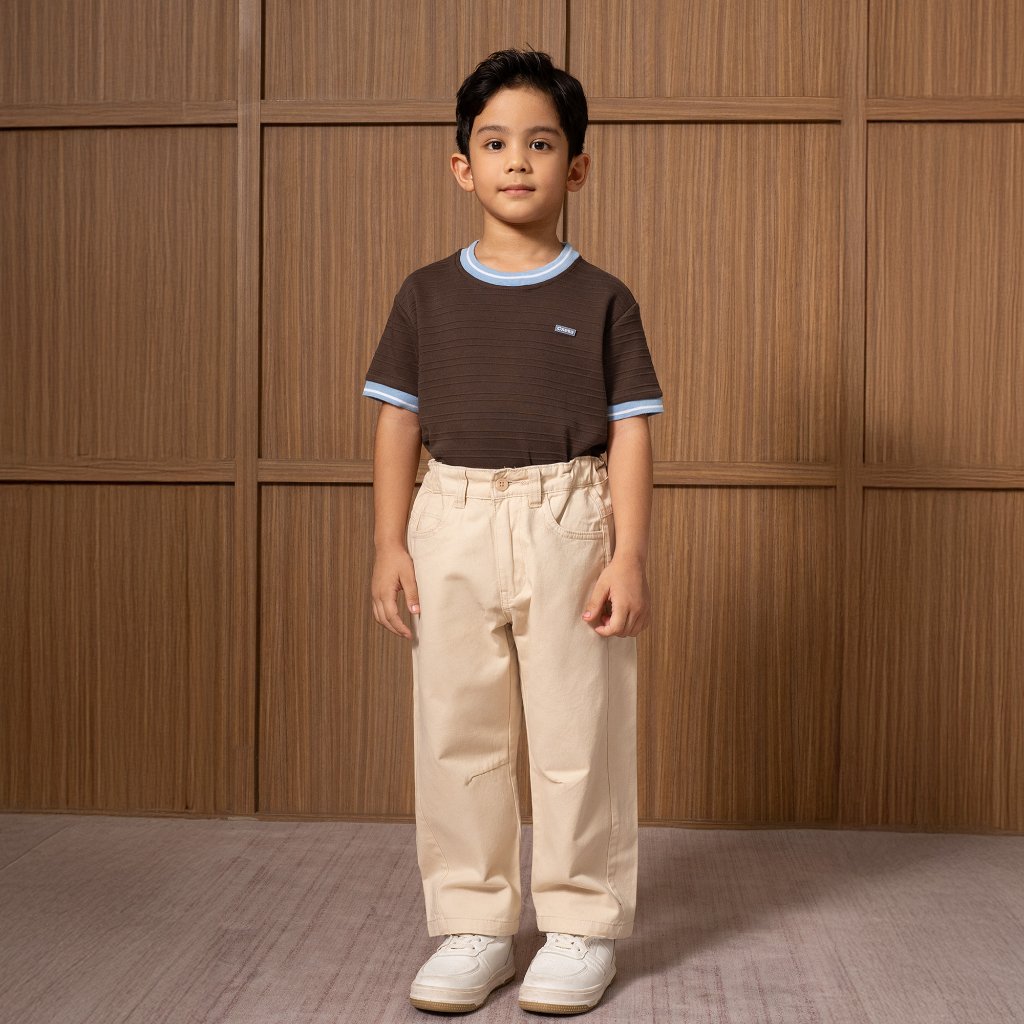 Osella Kids Alan Barrel Pants 228P6606 | Celana Barrel Anak Laki Laki