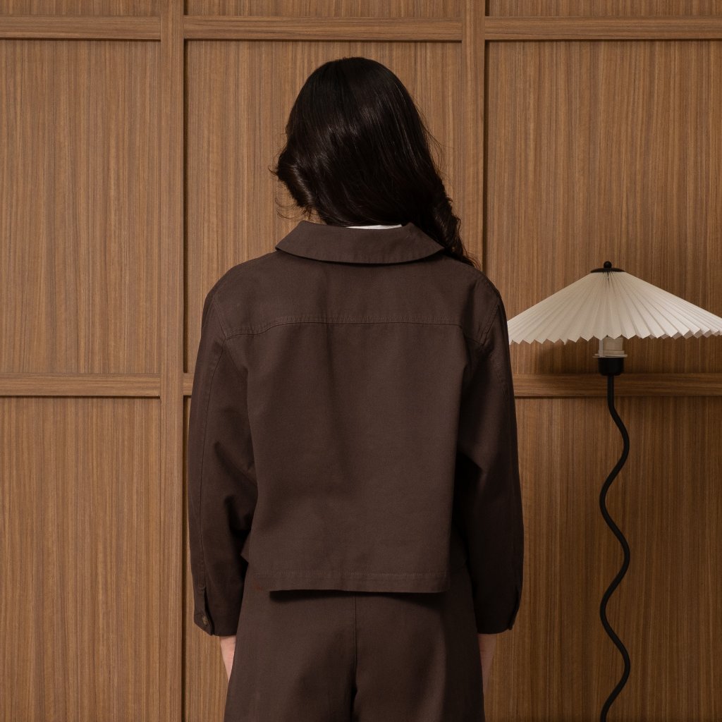 Osella Cropped Collar Jacket
