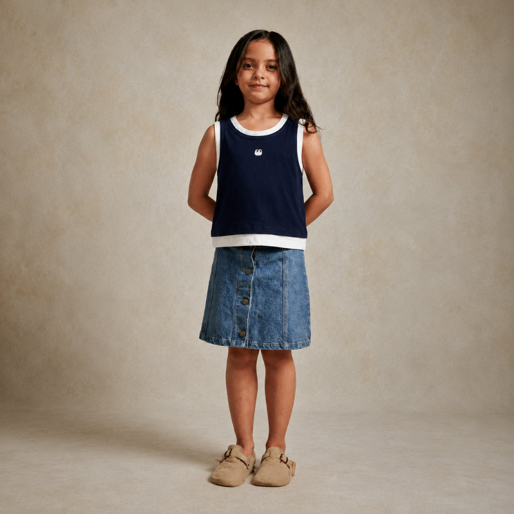 Osella Kids X Oadkids Sadie Tank in Navy 2371660559 | Blouse Tanpa Lengan Anak Laki Laki