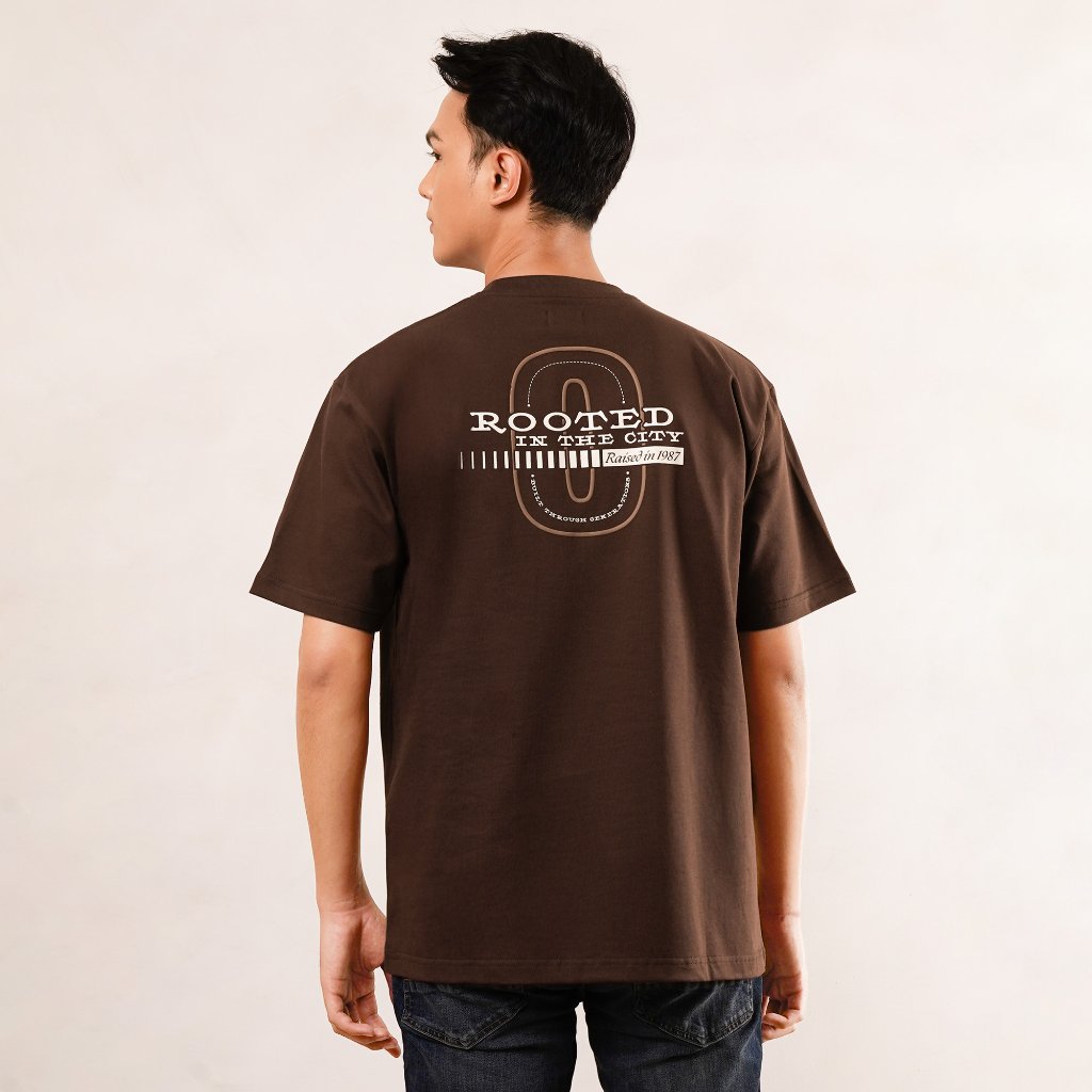 Osella Rooted Graphic T-shirt 2071661556 | Atasan Kaos Lengan Pendek Pria