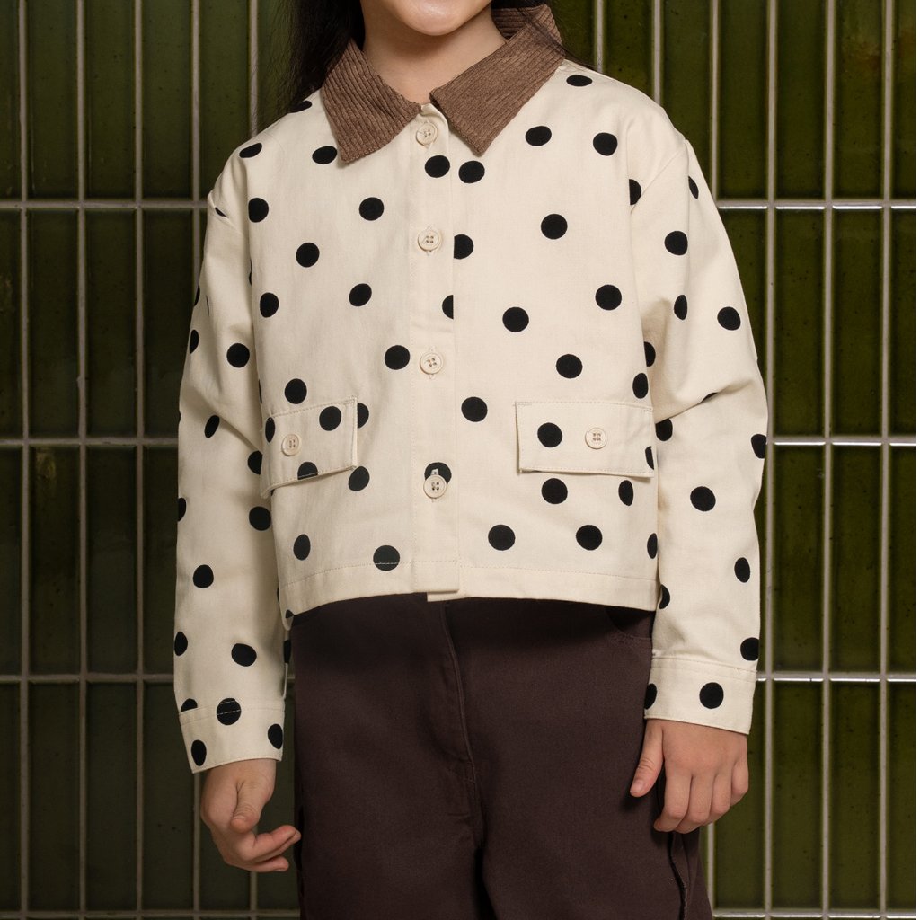 Osella Kids Maple Polka Dot Outer 1361660488 | Outer Polkadot Anak Perempuan