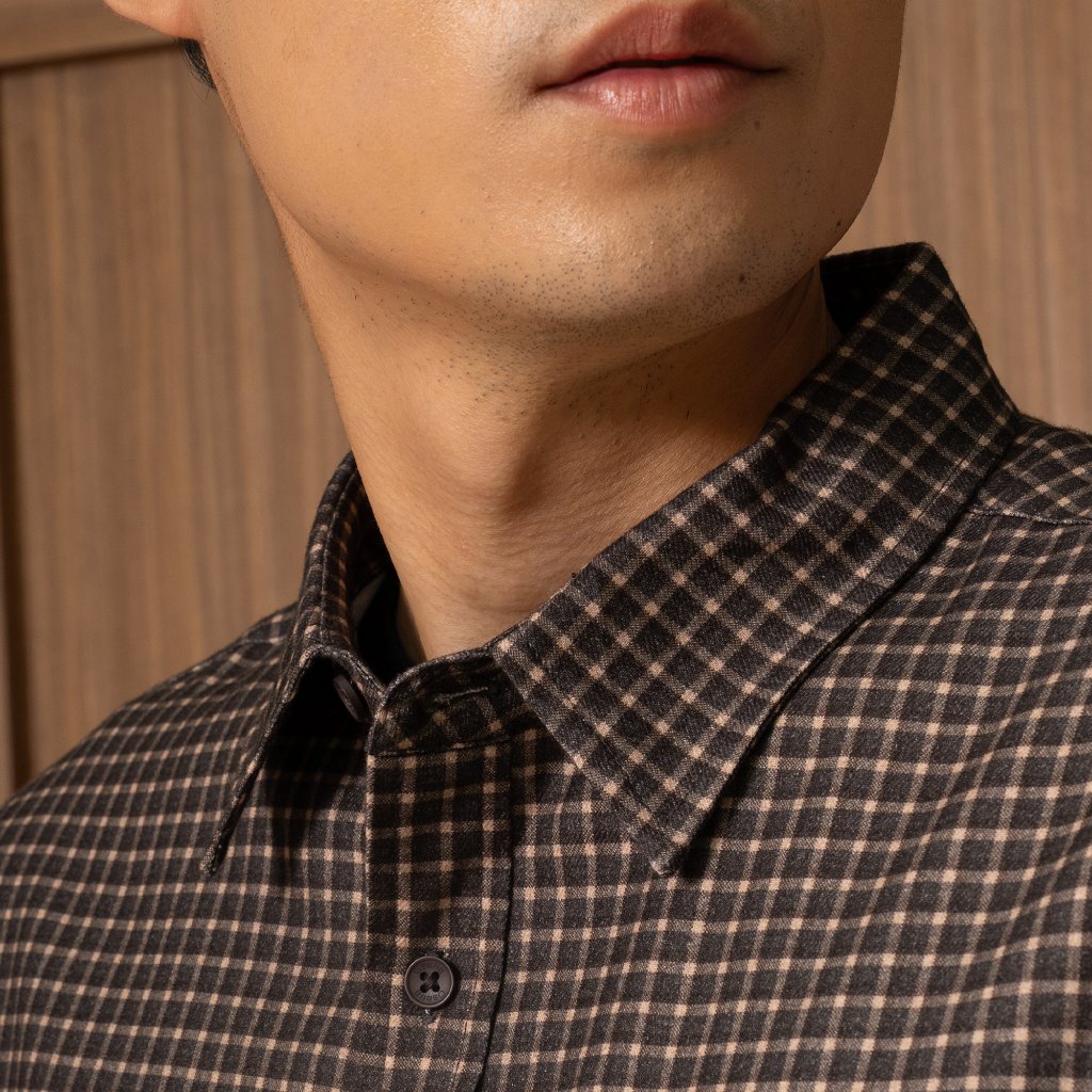 Osella Rustic Checkered Flannel SS Shirt 2033660156 | Kemeja Lengan Pendek Pria