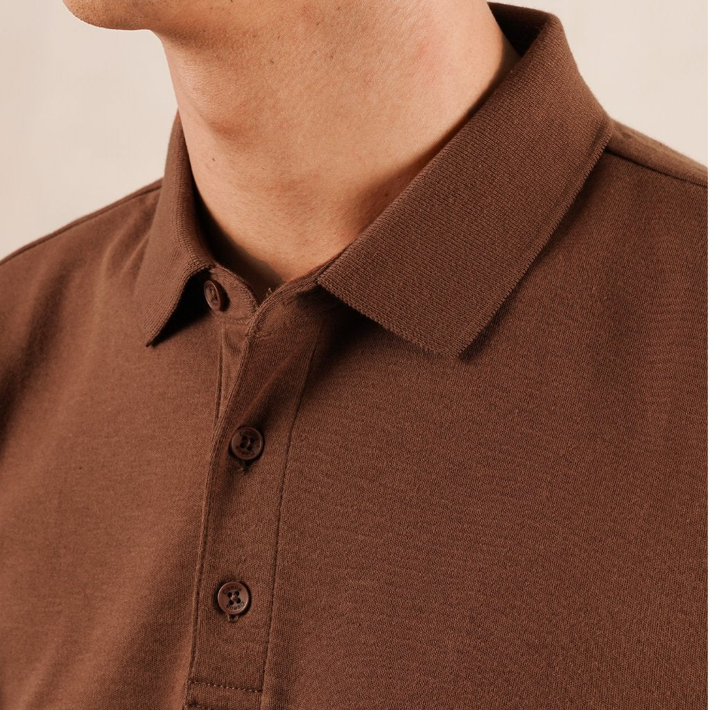 Osella Linear Polo Shirt 20216609 | Atasan Polo Lengan Pendek Pria