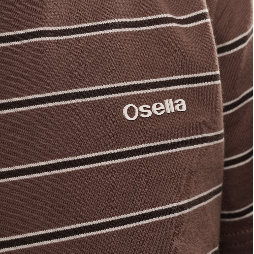 Osella Kids Grigon T-Shirt Stripe in Smoke Brown 2270660456 | Kaos Lengan Pendek Anak Laki Laki
