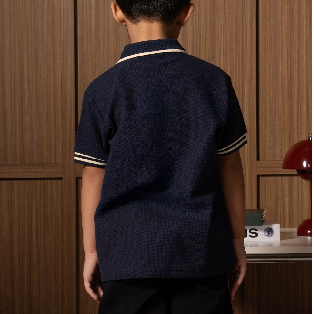 Osella Kids Lumen Polo Shirt 22216604 | Atasan Polo Lengan Pendek Anak Laki Laki