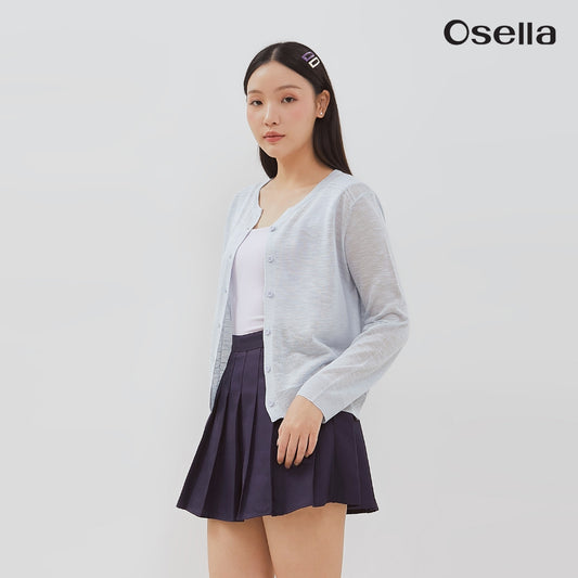 Osella Nuella Plain Knit Cardigan 21615005 | Cardigan Rajut Wanita