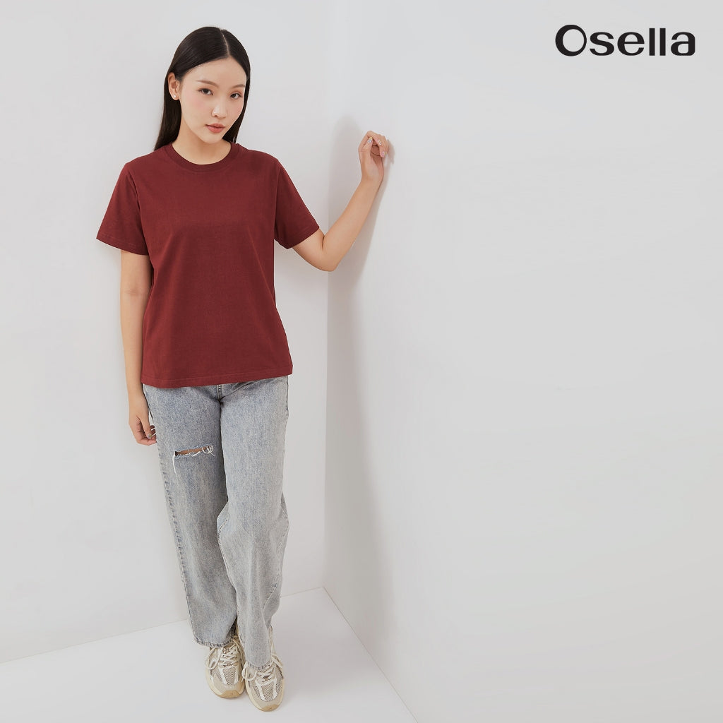 Osella Basic T-Shirt 31725002 | Atasan Basic Wanita Lengan Pendek