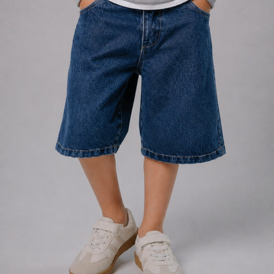 Osella Kids x Oadkids Jordan Jorts Pants in Blue 228F6601A2 | Celana Pendek Denim Anak Laki Laki
