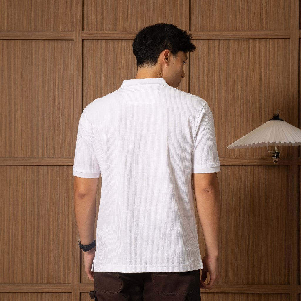 Osella Crepe Matrix Polo Shirt
