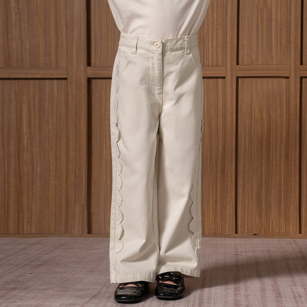Osella Kids Scallop Long Pants 23876604 | Celana Panjang Anak Perempuan