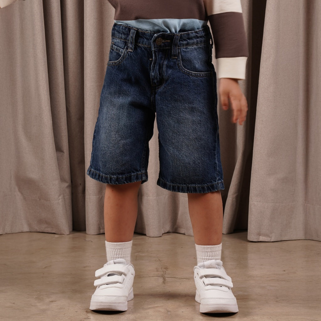 Osella Kids Caleb Denim Shorts 228F6603 | Celana Denim Pendek Anak Laki Laki
