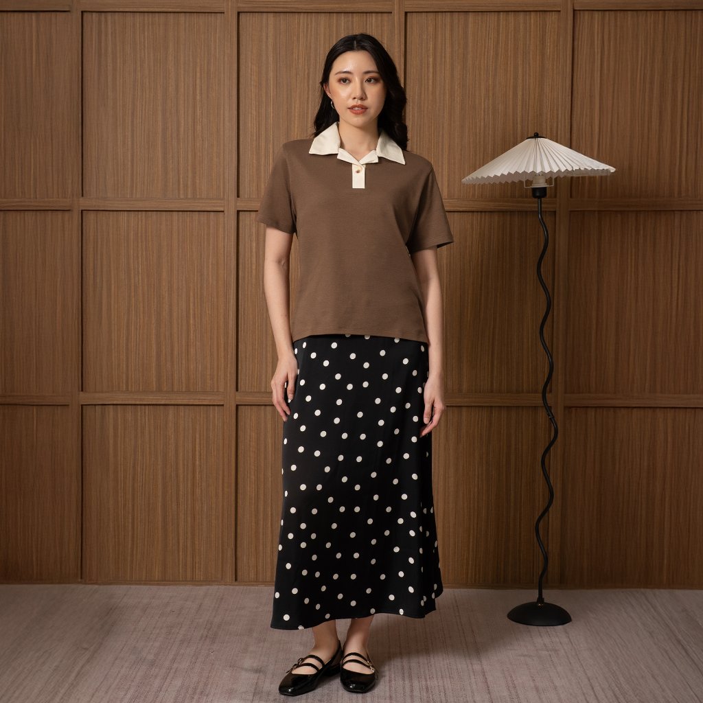 Osella Caddie Contrast Collar Polo