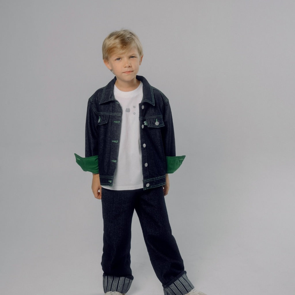 Osella Kids x Oadkids Billie Jacket in Indigo 12616601A3 | Jaket Anak Laki Laki