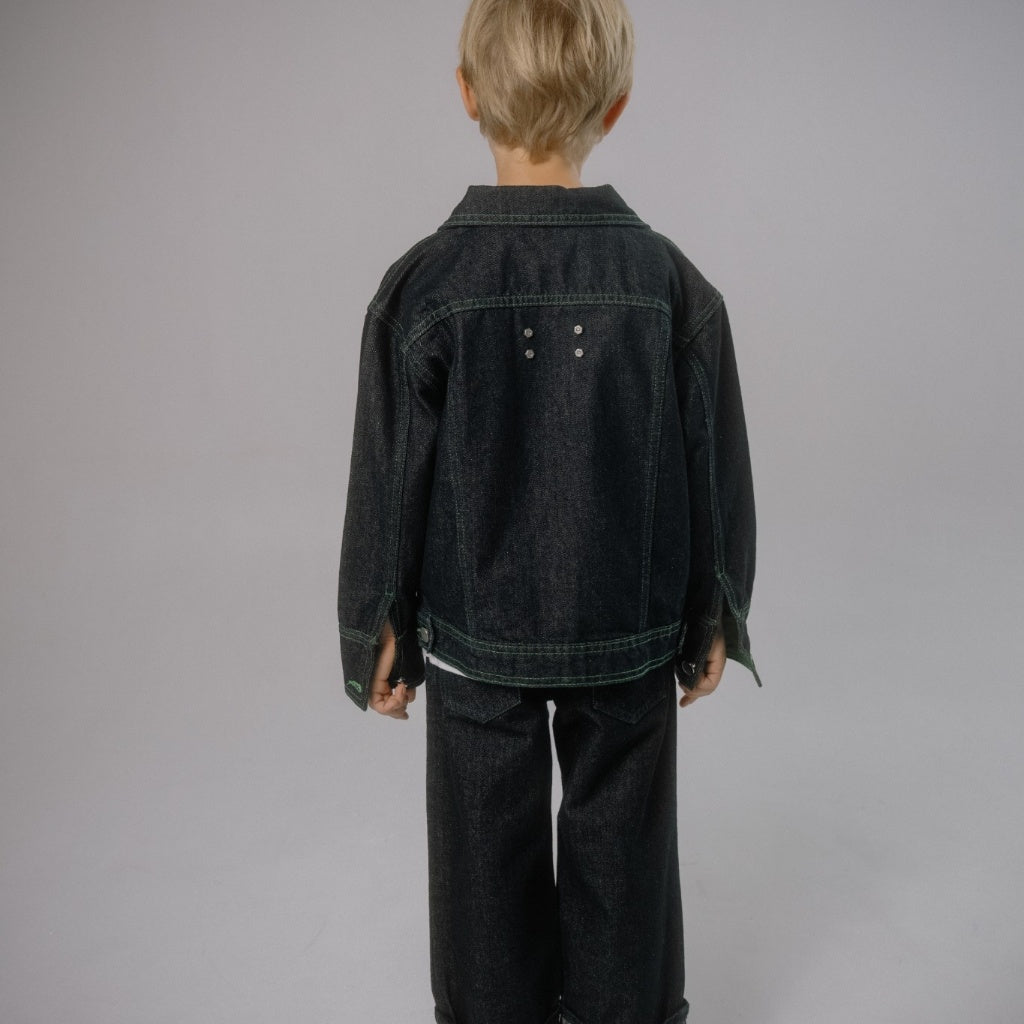 Osella Kids x Oadkids Morgan Straight Pants in Indigo 128O6604A3 | Celana Denim Anak Laki Laki