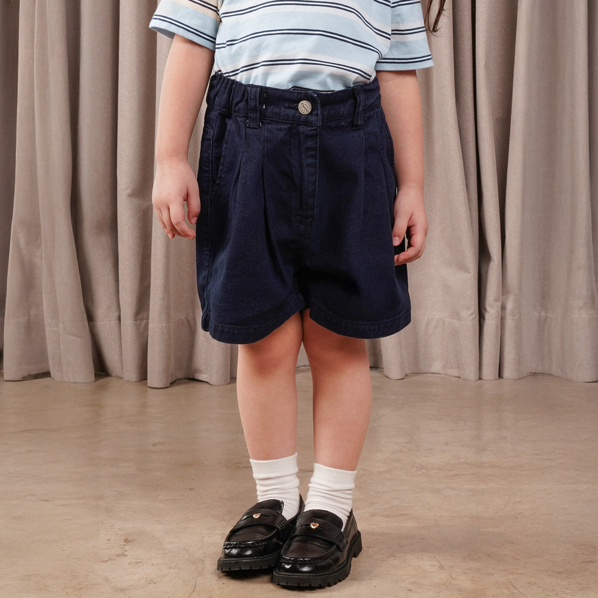 Osella Kids Olivia Pleated Shorts 238F6603 | Celana Pendek Anak Perempuan