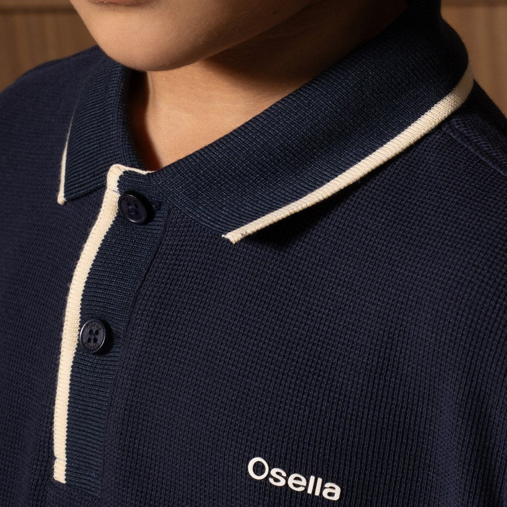 Osella Kids Lumen Polo Shirt 22216604 | Atasan Polo Lengan Pendek Anak Laki Laki