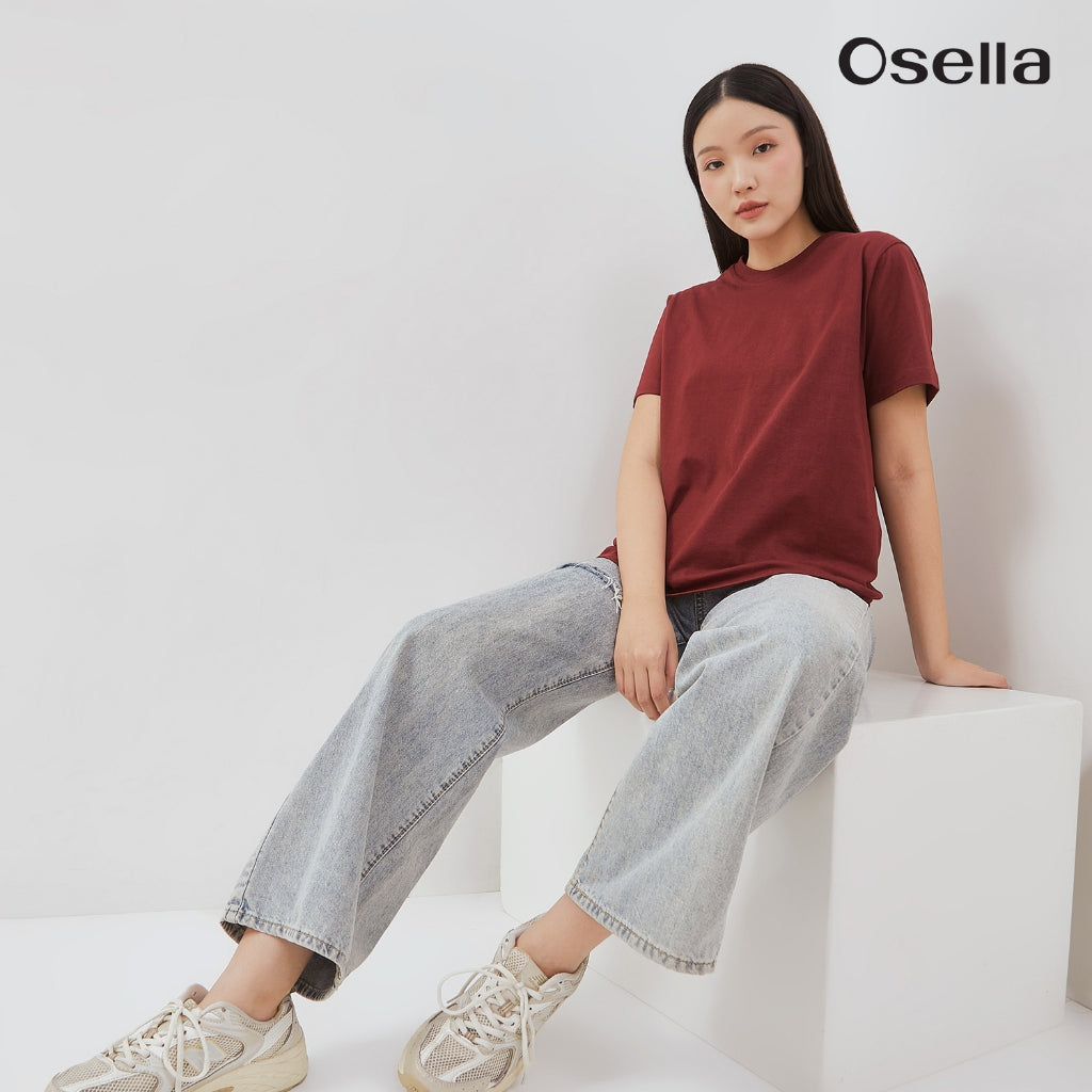 Osella Basic T-Shirt 31725002 | Atasan Basic Wanita Lengan Pendek