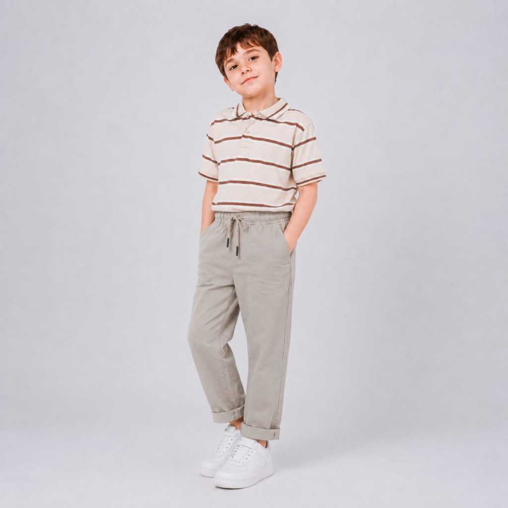 Osella Kids Basic Comfort Chino Pants 328P6604 | Celana Panjang Basic Anak Laki Laki
