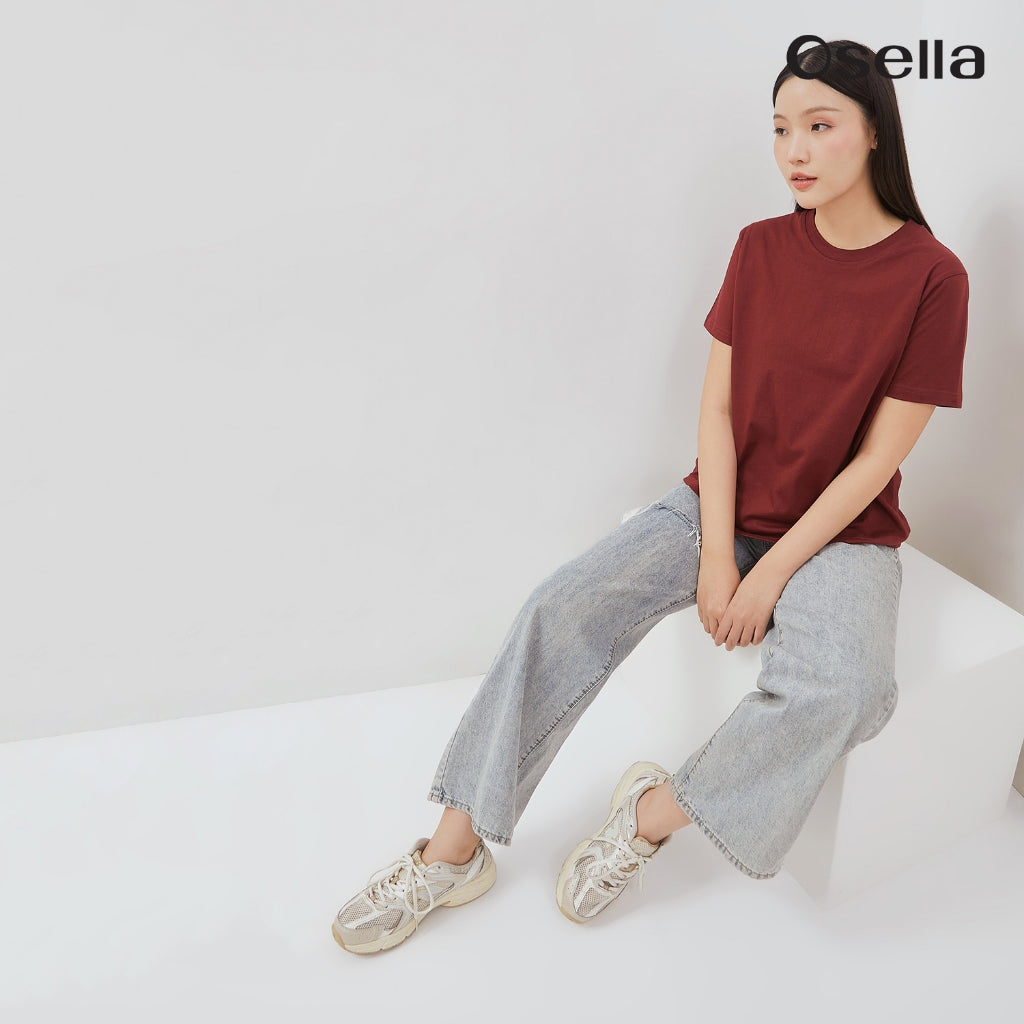 Osella Basic T-Shirt 31725002 | Atasan Basic Wanita Lengan Pendek