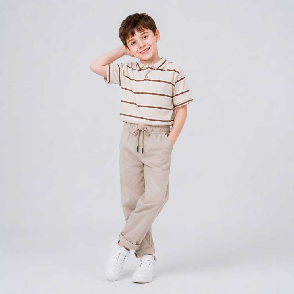 Osella Kids Basic Comfort Chino Pants 328P6604 | Celana Panjang Basic Anak Laki Laki