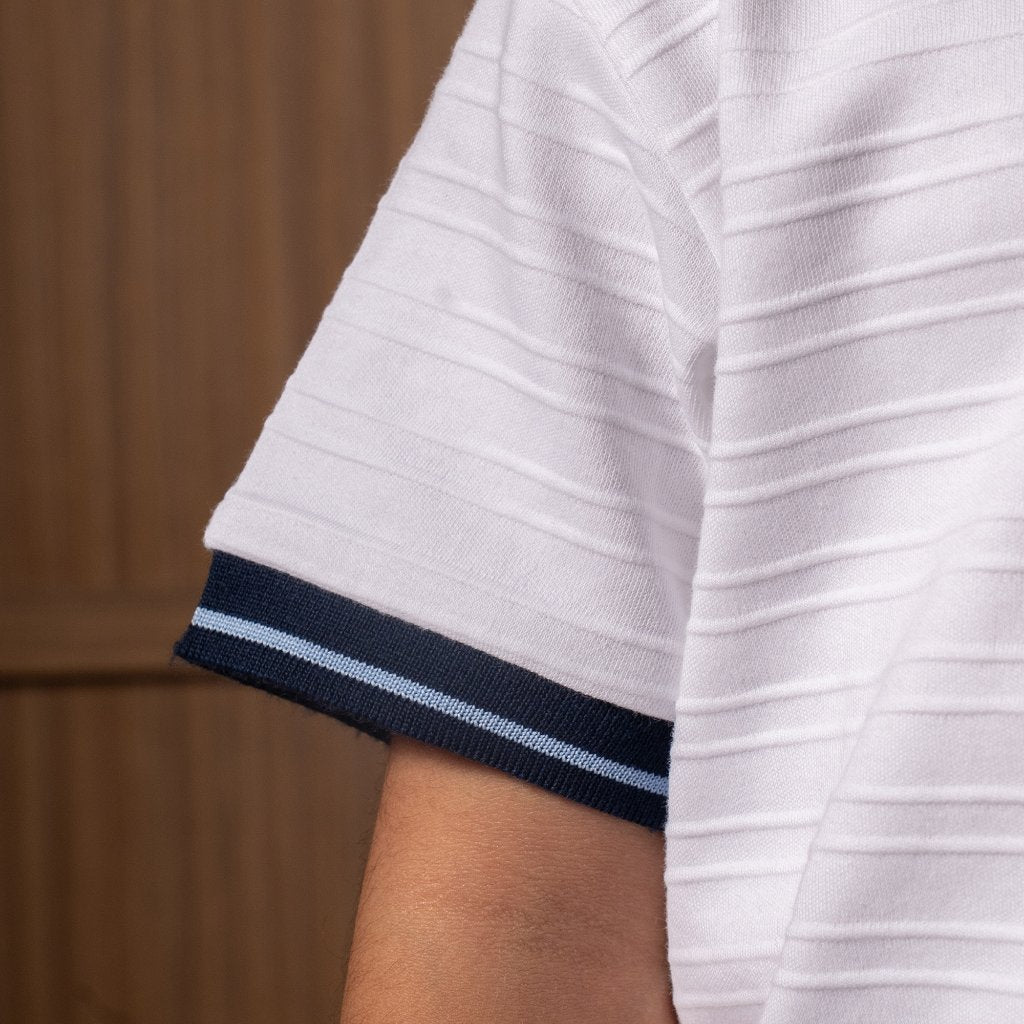 Osella Kids Wade Contrast Collar T-shirt