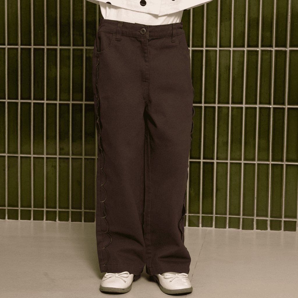 Osella Kids Scallop Long Pants 23876604 | Celana Panjang Anak Perempuan