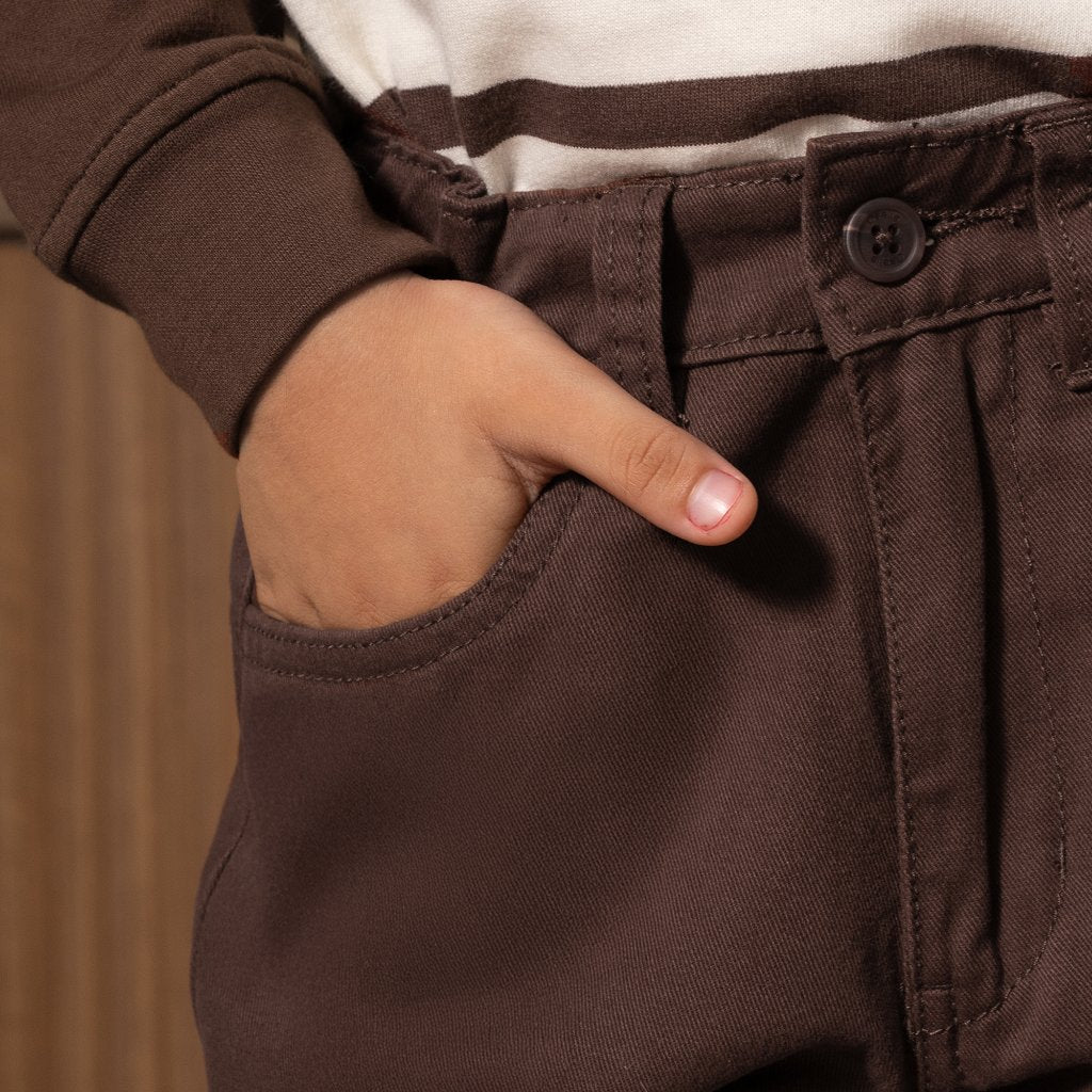 Osella Kids Alan Barrel Pants 228P6606 | Celana Barrel Anak Laki Laki