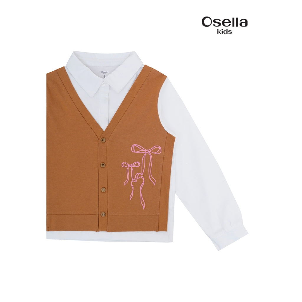 Osella Chloe Ribbon Vest With Inner Combination