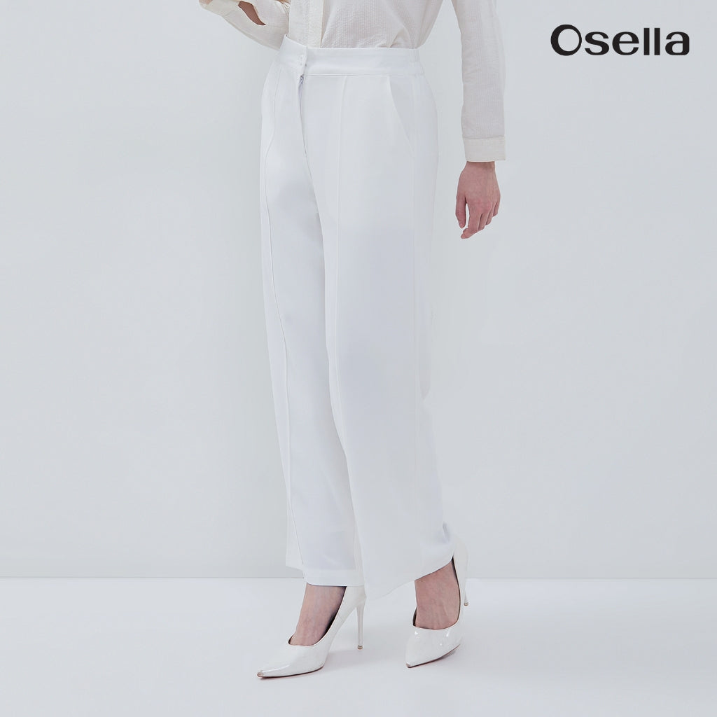 Osella Sera Wide Leg Pants Comfortable High-Waist Pants 21816601 | Celana Panjang Wanita