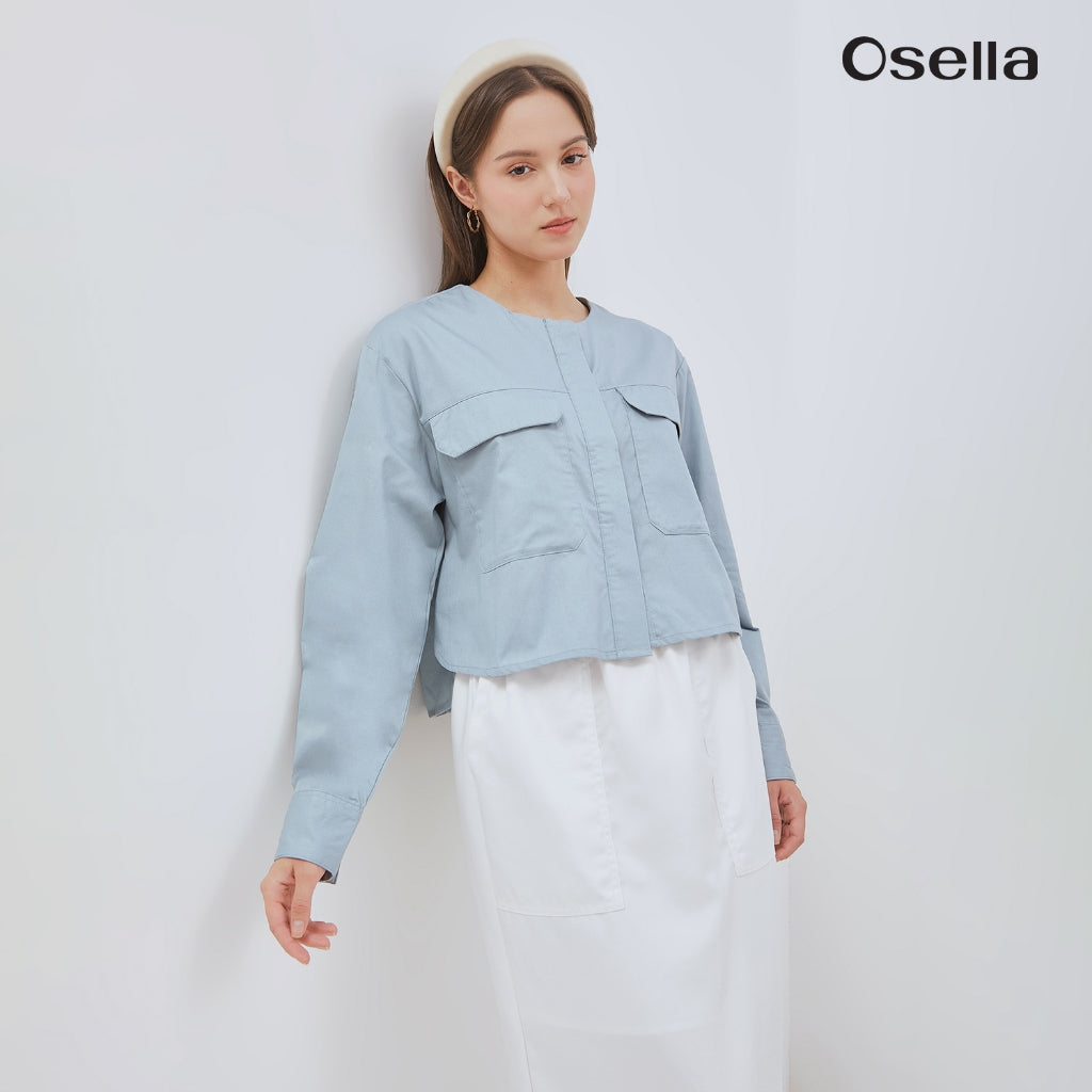 Osella Zora Double Pocket Shacket 21626601 | Outer Lengan Panjang Wanita