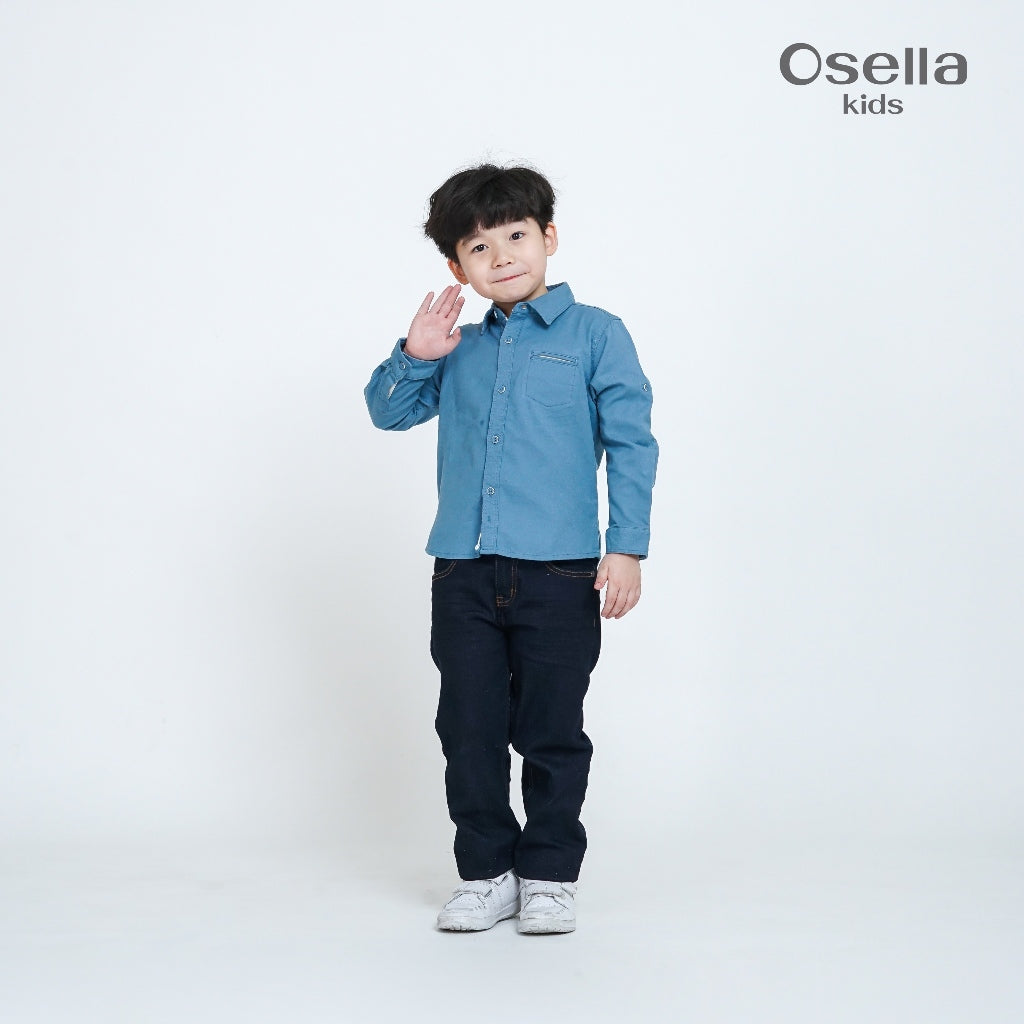 Osella Weston Regular Fit Shirt 22375006 | Kemeja Formal Anak Laki Laki
