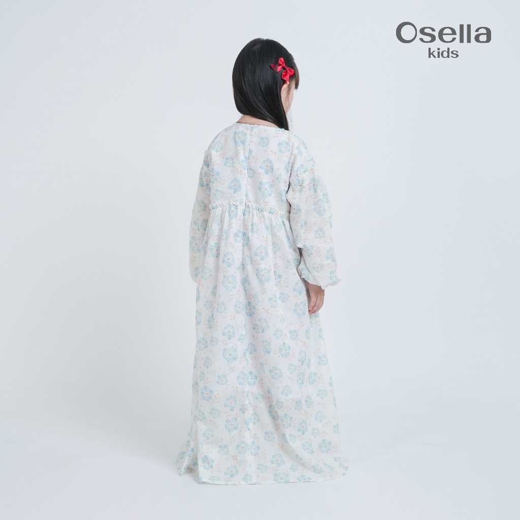 Osella Sekar Floral Dress 1357660201 | Dress Panjang Anak Perempuan