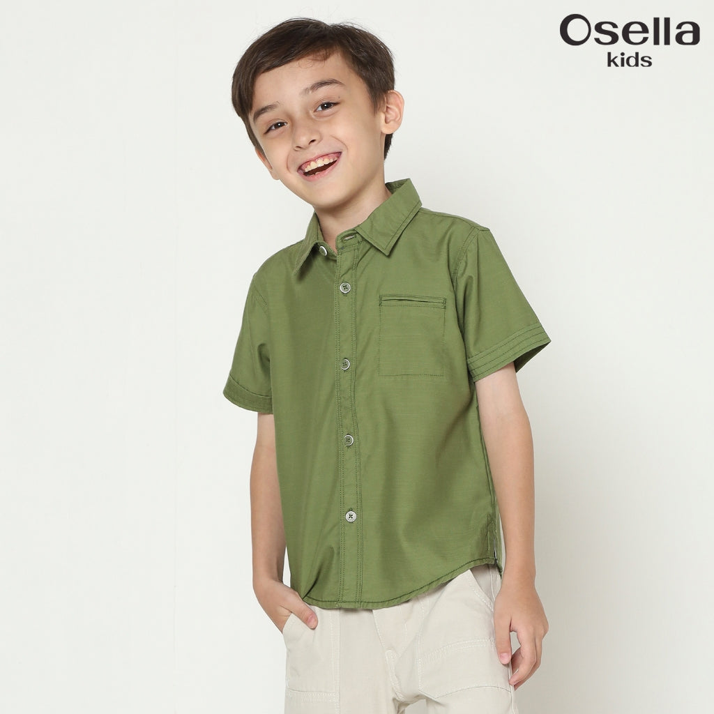 Osella Tencel Slub Short Sleeve Shirt