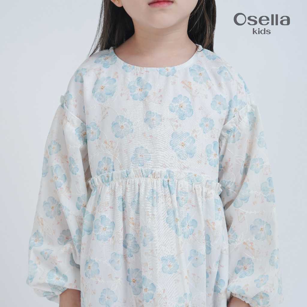 Osella Sekar Floral Dress 1357660201 | Dress Panjang Anak Perempuan