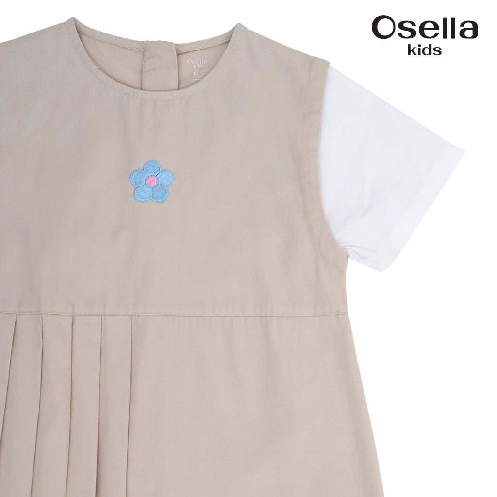 Osella Blossom Pleated Dress