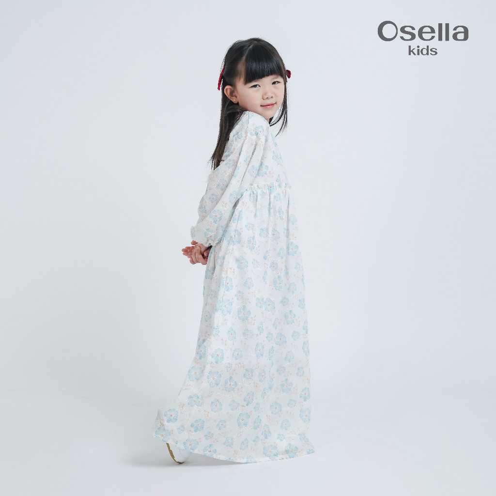 Osella Sekar Floral Dress 1357660201 | Dress Panjang Anak Perempuan