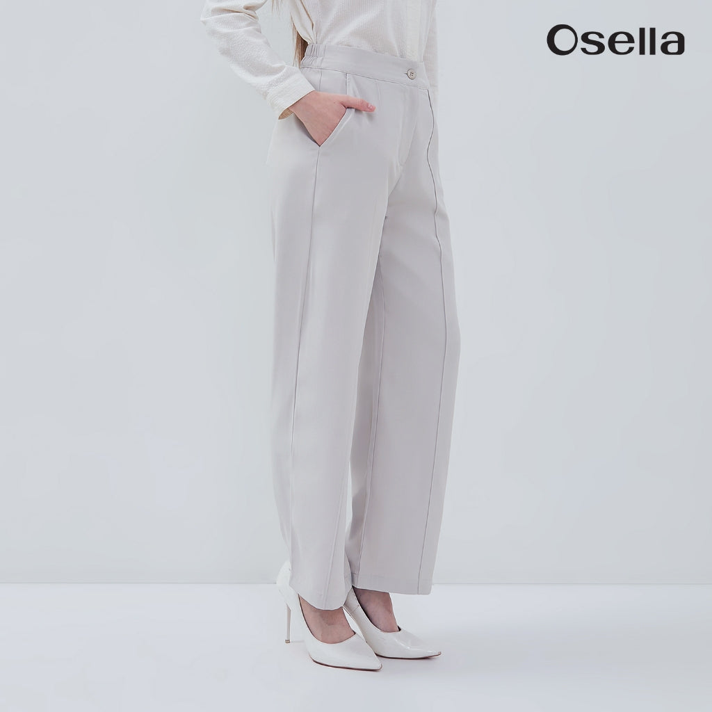 Osella Sera Wide Leg Pants Comfortable High-Waist Pants 21816601 | Celana Panjang Wanita