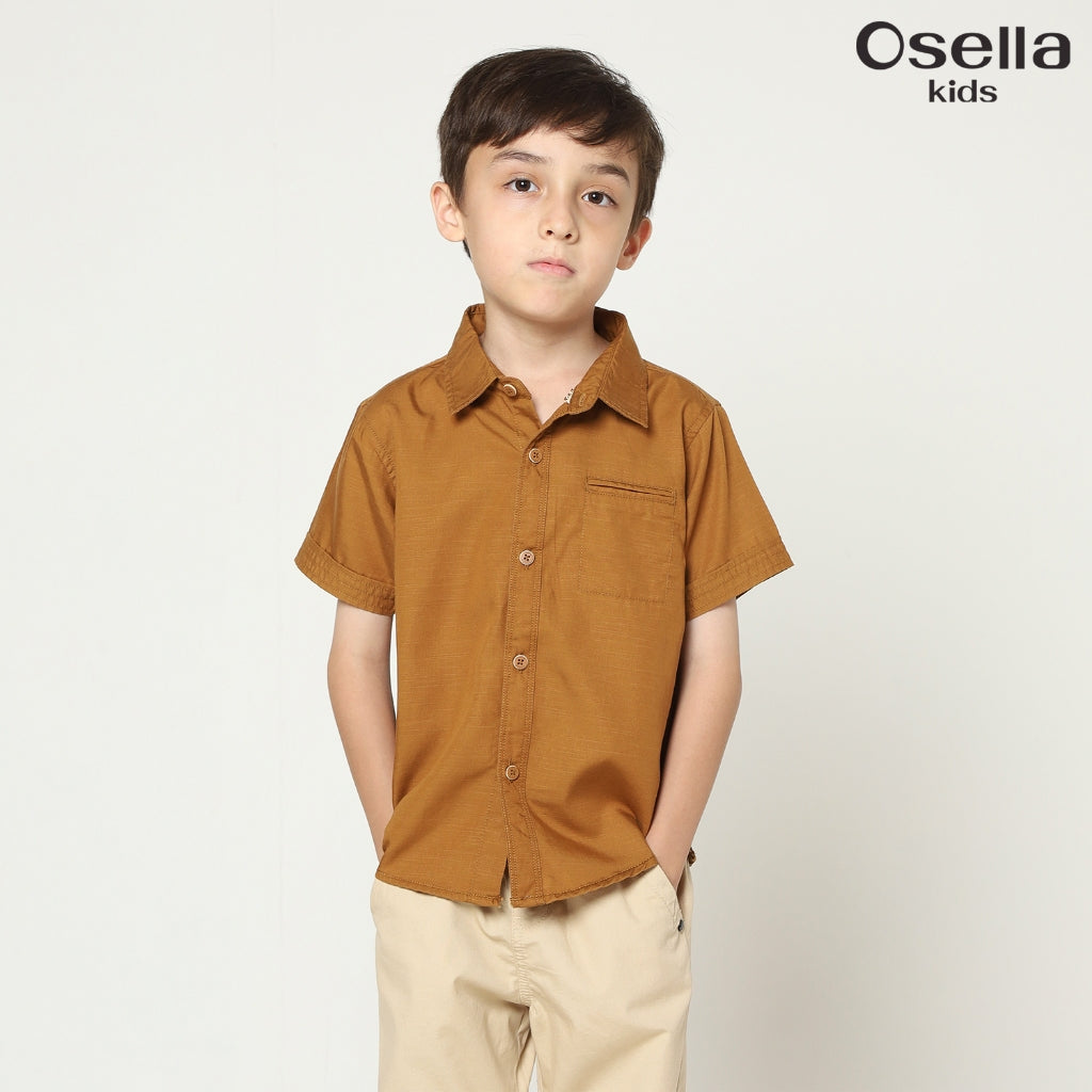 Osella Tencel Slub Short Sleeve Shirt