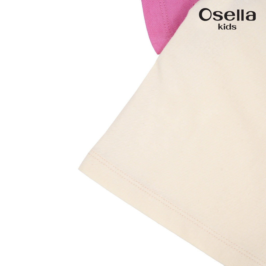 Osella Love Letter Polo Tee 2322500288 | Atasan Kaos Polo Anak Perempuan