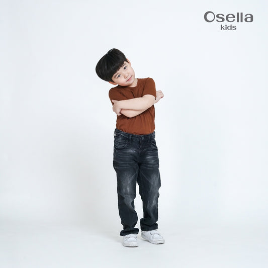 Osella Warren Regular Denim Long Pants 128O6601 | Celana Jeans Panjang Anak Laki Laki