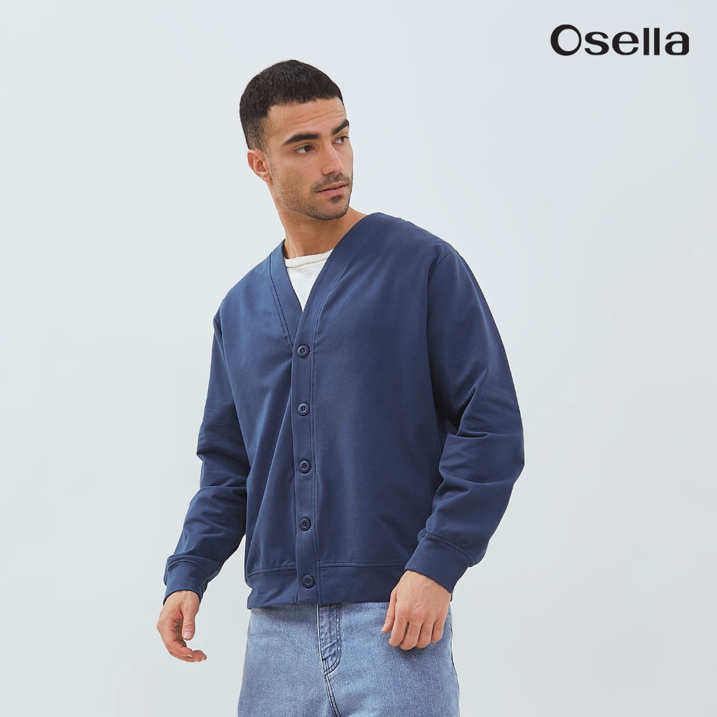 Osella Denim Look Cardigan