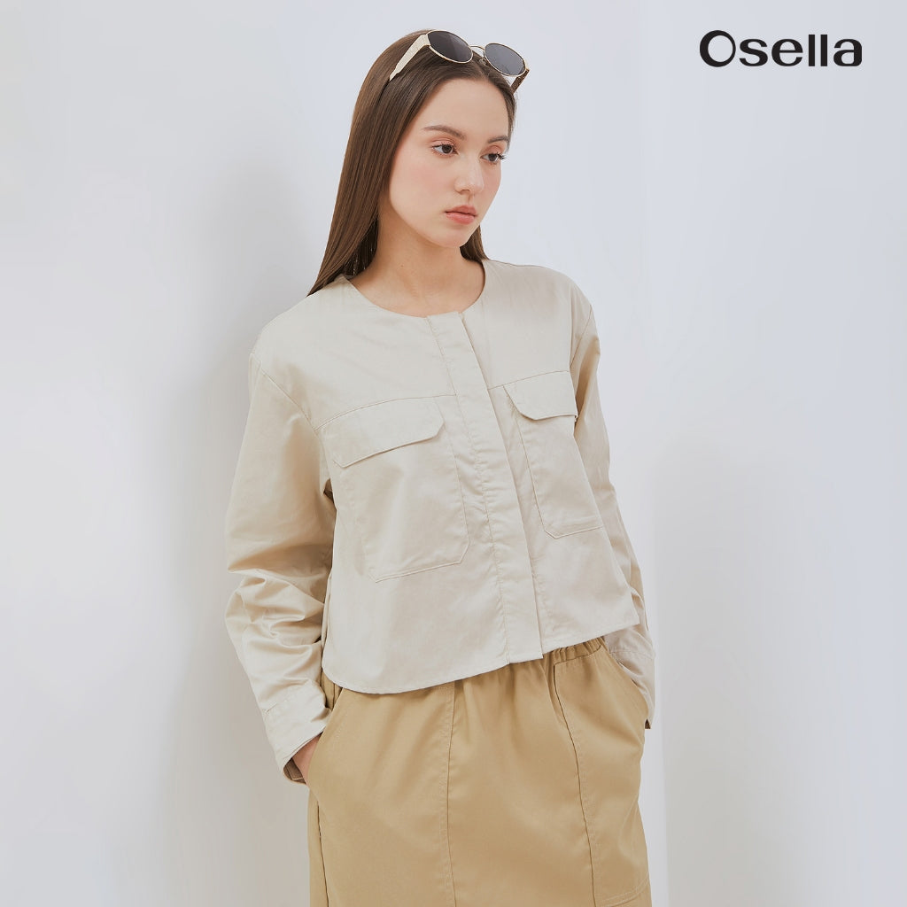 Osella Zora Double Pocket Shacket 21626601 | Outer Lengan Panjang Wanita