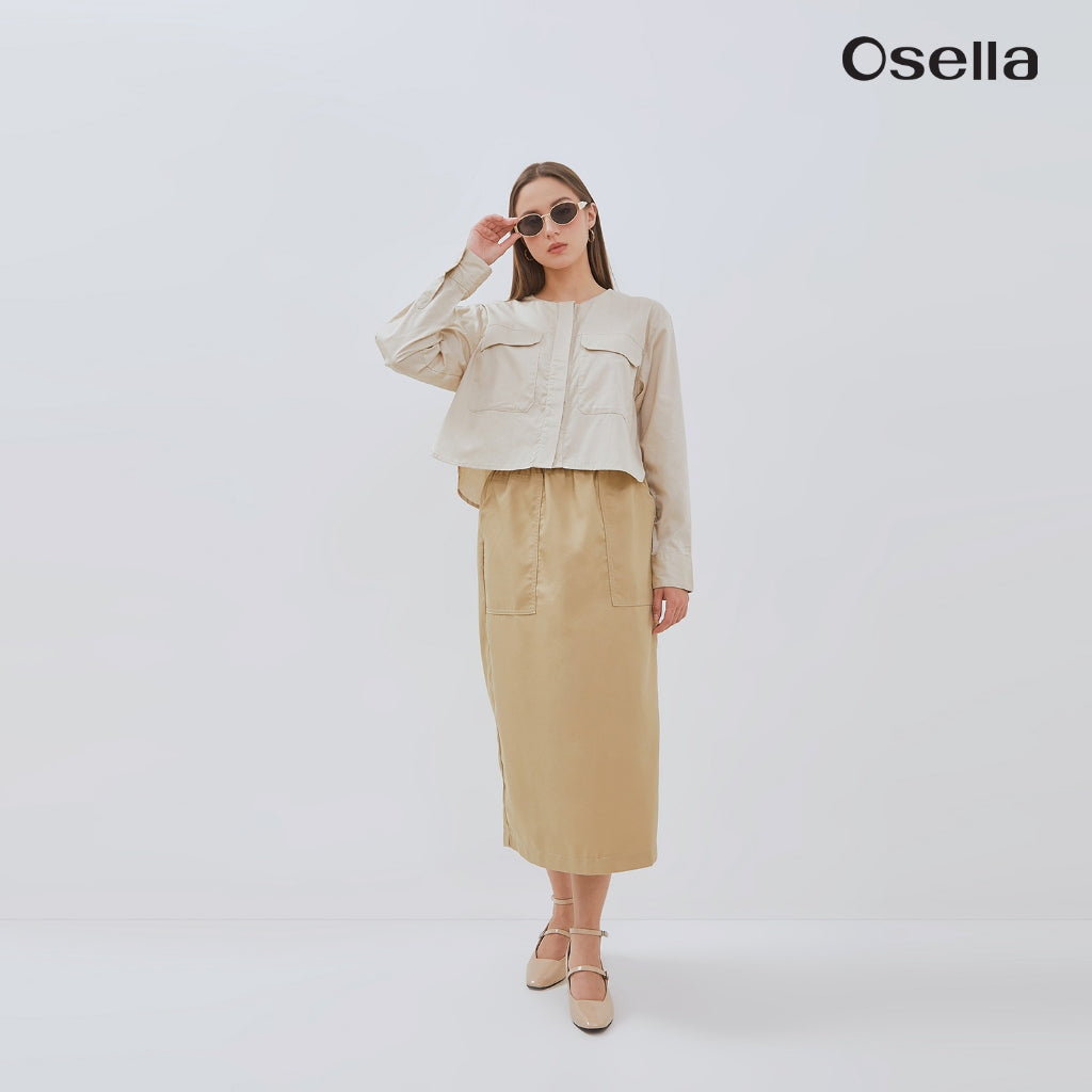 Osella Zora Double Pocket Shacket 21626601 | Outer Lengan Panjang Wanita