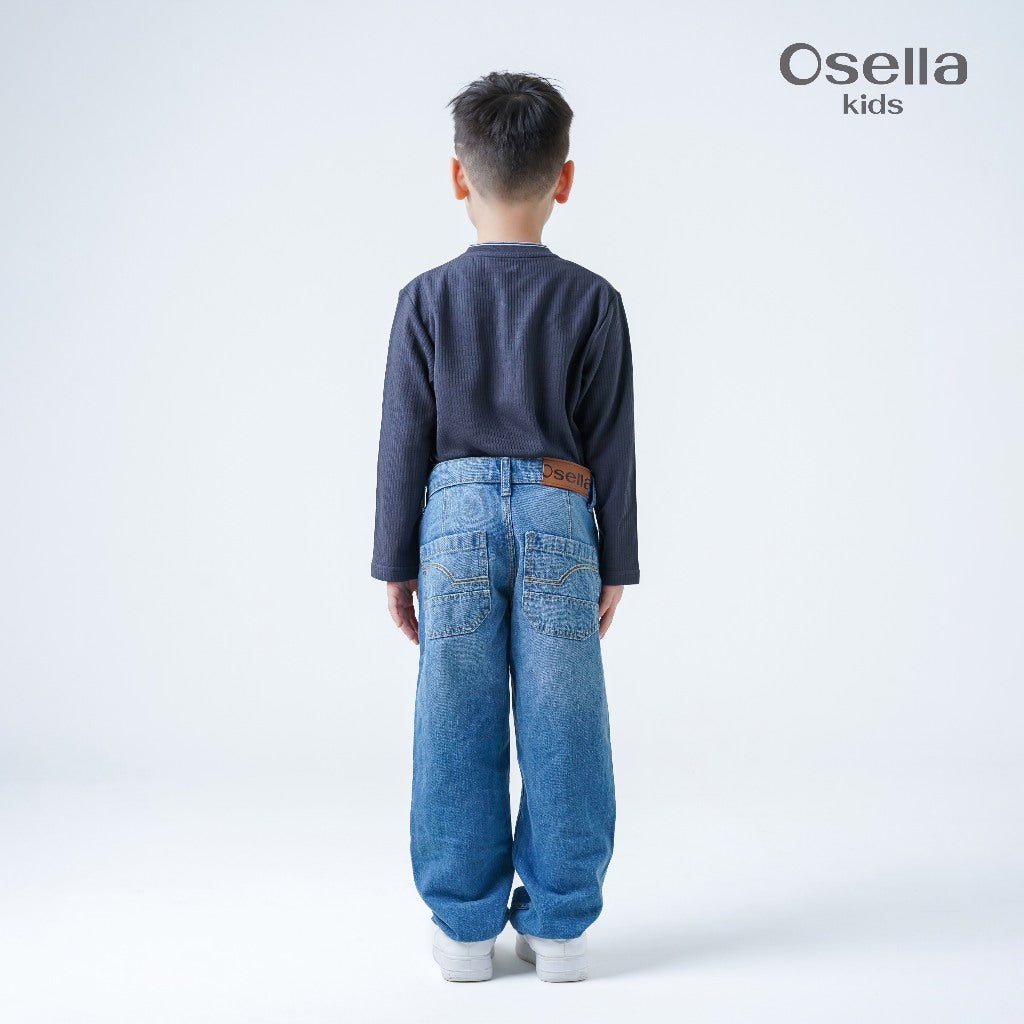 Osella Kids Torrence Baggy Fit Denim Pants